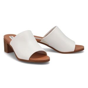 Steve Madden Kacey Slide Sandals, White, Size 6